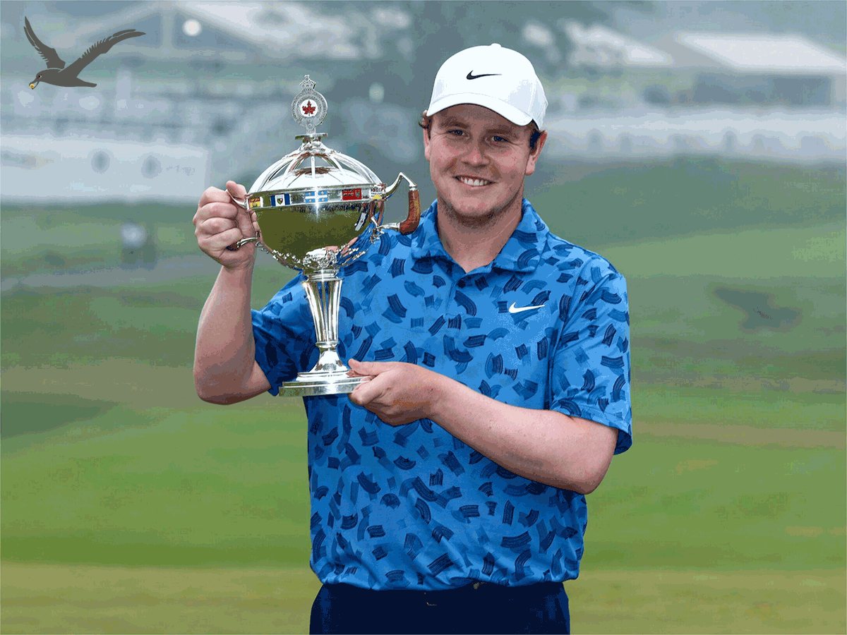 RBC Canadian Open 2024: Роберт Макинтайр одерживает первую победу в туре PGA со своим отцом в роли Кэдди